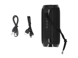 RNEMITERY Altavoz Bluetooth portátil con sonido envolvente, sonido estéreo, conectividad inalámbrica, batería recargable, diseño compacto, pantalla a prueba de 