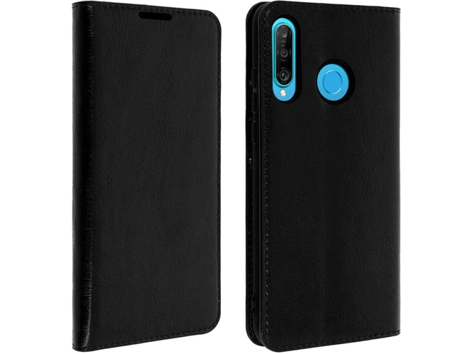 Funda Huawei P30 Lite AVIZAR Wallet Negro