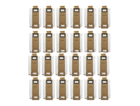 Conjunto de 24 sacos a vácuo para peças de saco de pó roborock s7 t7s t7s plus