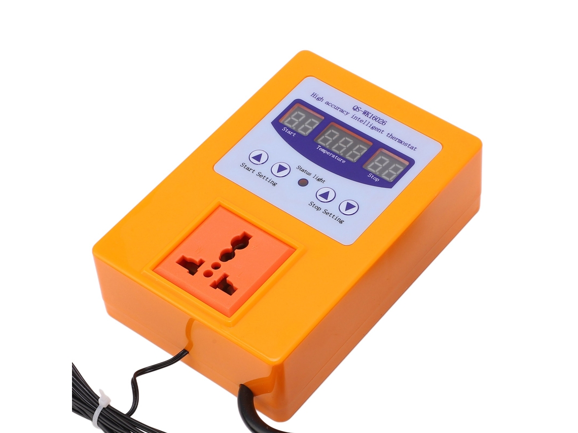 2026horizon-controlador De Temperatura Digital Inteligente Automatizado Interruptor Termostato Preciso Ca 110-240v Plug Us Naranja