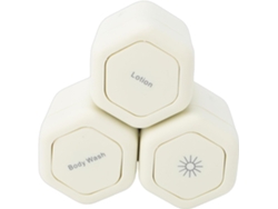 Cápsulas Magnéticas De Viaje Con Tapa, Tarros Cosméticos, 3 Piezas, 40 Ml, Hexagonales.