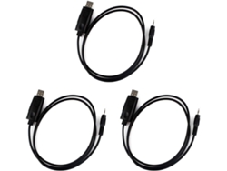 Cable De Programación Usb 3x Para Walkie-talkie Gp88s Gp2000 Gp3688 Gp3188 Cp040 Cp160 Cp200 Ep450