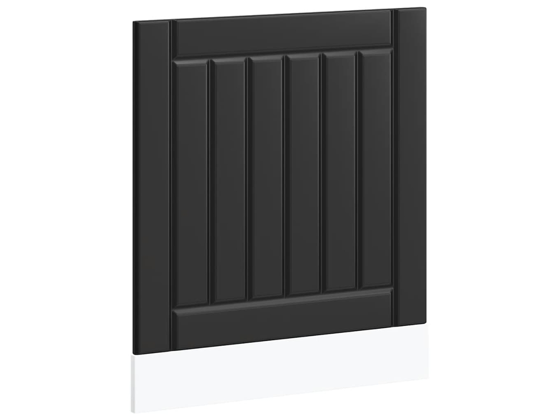 Maison Exclusive - Panel Para Lavavajillas Lucca Madera Contrachapada Negra