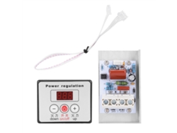 Regulador De Voltaje Con Controlador Scr De 10000 W Ca 220 V Para Control De Velocidad, Luz Y Calor, Con Disipador De Calor.