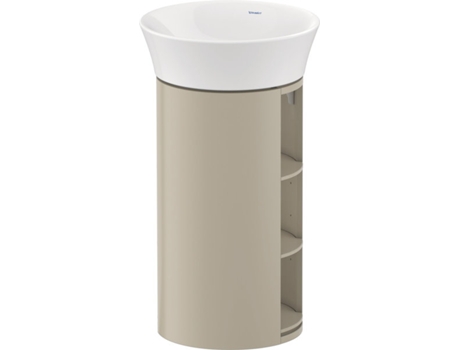 DURAVIT White Tulip, mueble de lavabo de pie, ancho 350 x fondo 410mm, con compartimento abierto, con tecnología tip-on, WT42390