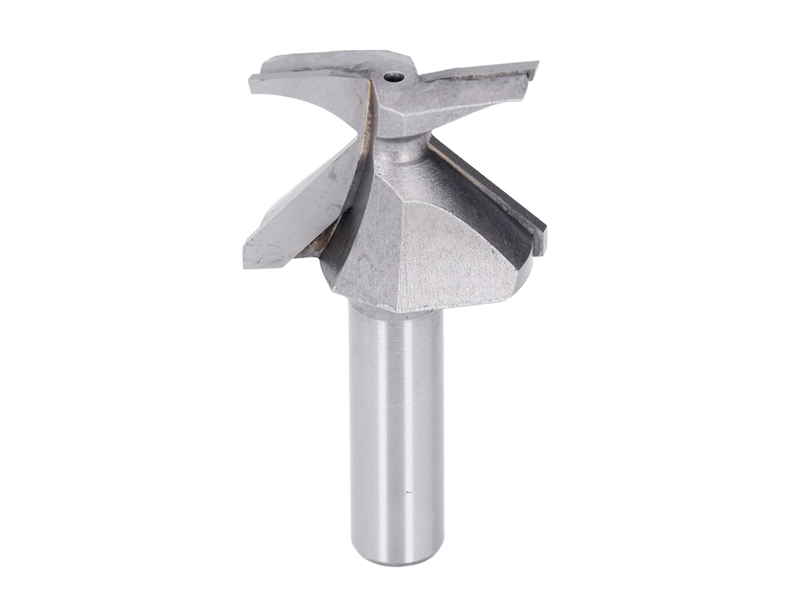 Fresa Integrada Puertas Armarios Madera, Máquinas Grabado (vástago 1/4''), Acero Tungsteno, 3, 8 Cm.