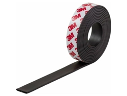 Cinta magnética adhesiva de 3 m, flexible y autoadhesiva para organización, 20 mm de ancho y 2 mm de grosor, 10 m de largo | Moon