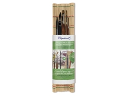 Set de 4 Pinceles de Bambú + 1 Monolito de Acuarela Sennelier