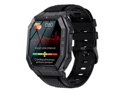 Reloj inteligente Tavice resistente con monitorización de actividad física, llamadas Bluetooth y monitorización de frecuencia cardíaca | Bicicleta eléctrica Black Ly