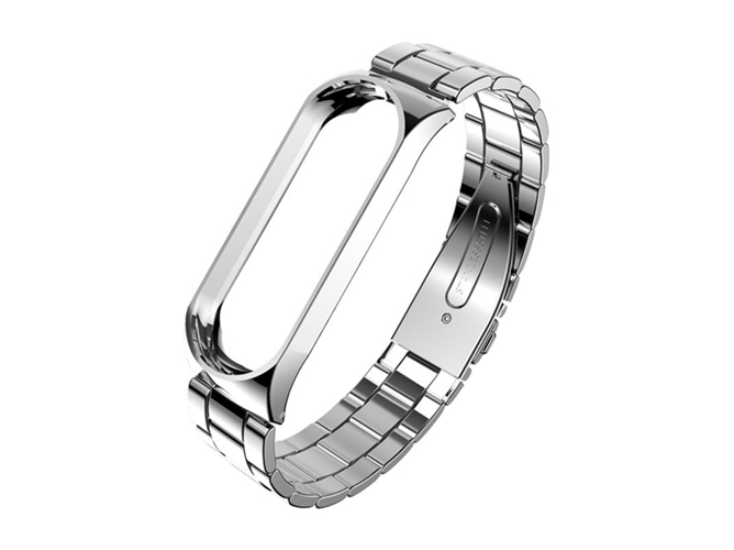 Correa para MAGUNIVERS Xiaomi Mi Band 3 Plateado