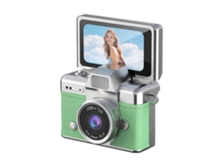 Minicámara digital 2026 con pantalla LCD articulada de 1,47 pulgadas, minicámara retro para llavero con tarjeta de 64 GB: ideal para viajar.
