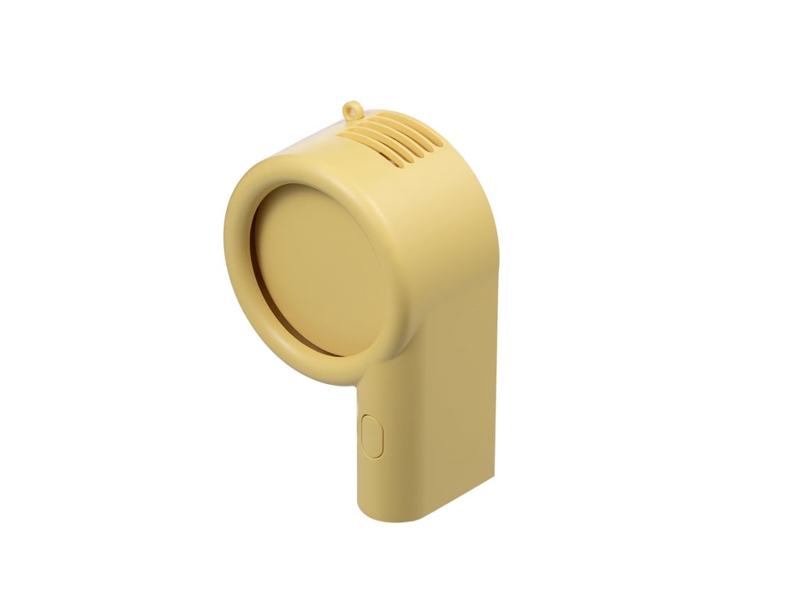 Ventilador De Cuello, Ventilador Con Carga Usb, Ventilador Eléctrico Portátil Para Niños, Amarillo*