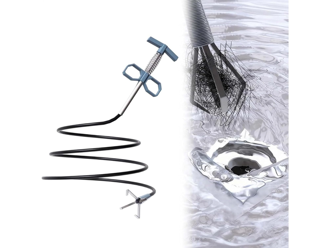 Ferramenta Para Limpeza De Ralos - Haste Manual Para Limpeza De Ralos - Desentupidor