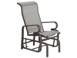 Silla de jardín BELIANI Borgio de Aluminio Marrón 60x78x104