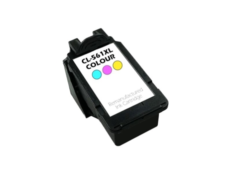 Cartucho de Tinta Compatible CANON Cl561 Xl Cores (3730C001 - 3731C001)