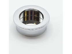 Tirador Redondo Para Mueble Empotrado En Zamac D 40 Mm Cromo Brillante Lote De 25