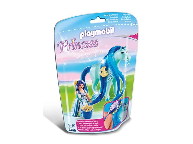 PLAYMOBIL Princess: Princesa Luna con caballo - 6169 (Edad Mínima: 5)
