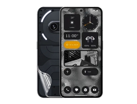 Protector de Pantalla Full Cover Verso Compativel Nothing para Nothing Phone (2A) Nothing Phone (2A) PHONECARE Hidrogel Transparente