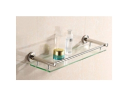 Estantes de baño, estante de vidrio para montaje en pared, vidrio templado Jortmrd
