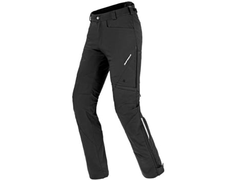Pantalones para Hombre SPIDI Stretch Tex Negro para Motociclismo (S)