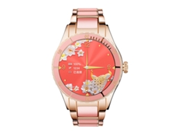 Reloj inteligente resistente al agua IP67 con modo multideporte rosa YuySan