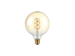 Bombilla LED de filamento ámbar regulable G125 de 5 W y 2200 K con casquillo E27 (VTAC)