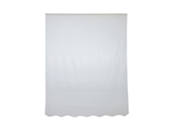 Barras De Cortina De Poliéster Para Ventana Decoración De Dormitorio Y Sala De Estar Voilé Blanco