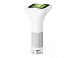 Microscopio digital portátil con pantalla IPS de 2 pulgadas, aumento de 1000x y luz LED, ideal para niños.