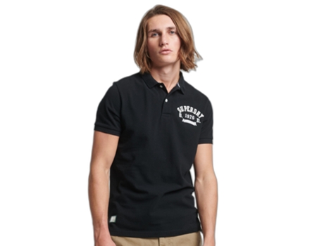 Polo de Hombre SUPERDRY Superstate Negro (XL)