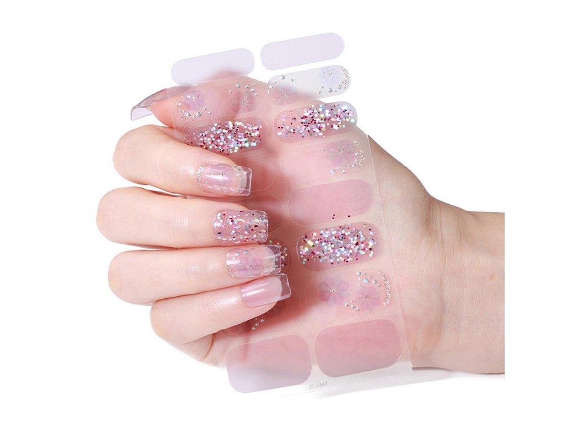Tiras de esmalte de uñas, pegatinas para decoración de uñas, geles navideños, tiras de uñas, pegatinas para esmalte de uñas, envolturas para uñas, decoración de uñas Nostalgia88
