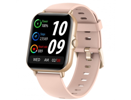 Smartwatch Llamada Bluetooth Activada Asistente de voz Monitoreo de la presión arterial Rosa