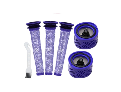 Kit de filtro hepa pré-filtro e pós-motor para aspirador dyson v6 dc59