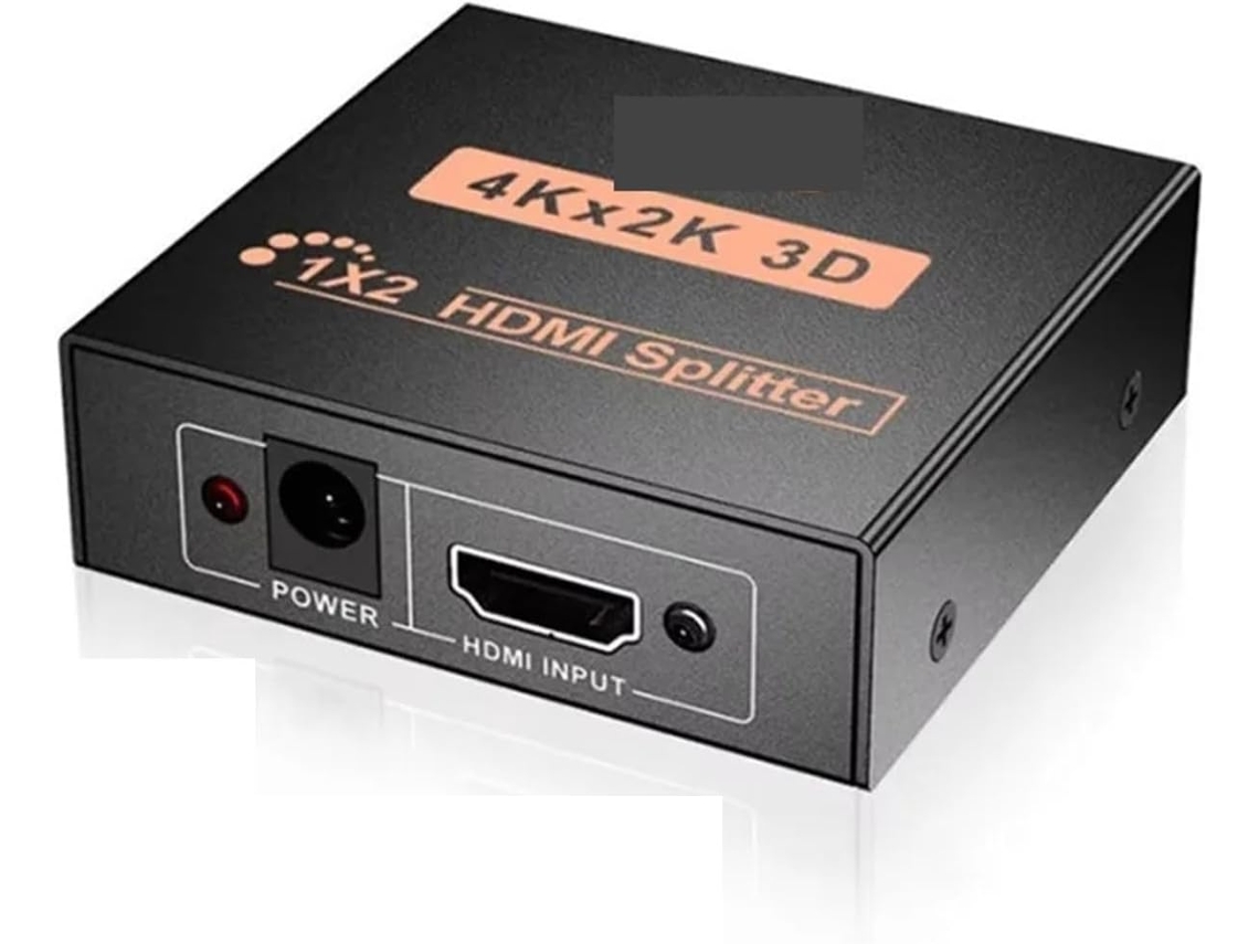 Divisor De Vídeo 1x4 Compatible Con Full Hd 4k, Con 1 Entrada Y 4 Salidas.