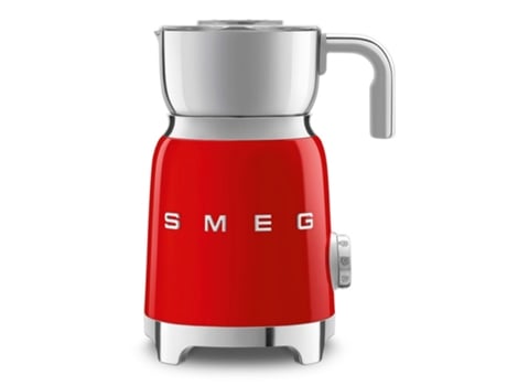 Espumador Leche SMEG Mff11Rdeu Rojo