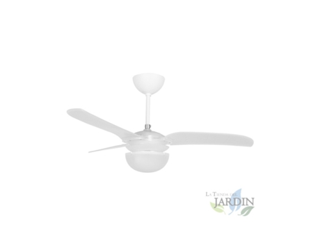 Ventilador Techo SUINGA 3 Palas 3 Velocidades Blanco