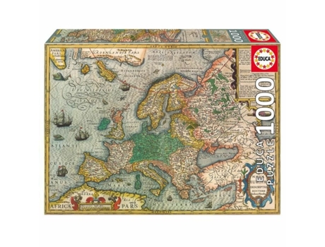 Puzzle Educa 1000 Piezas Mapa