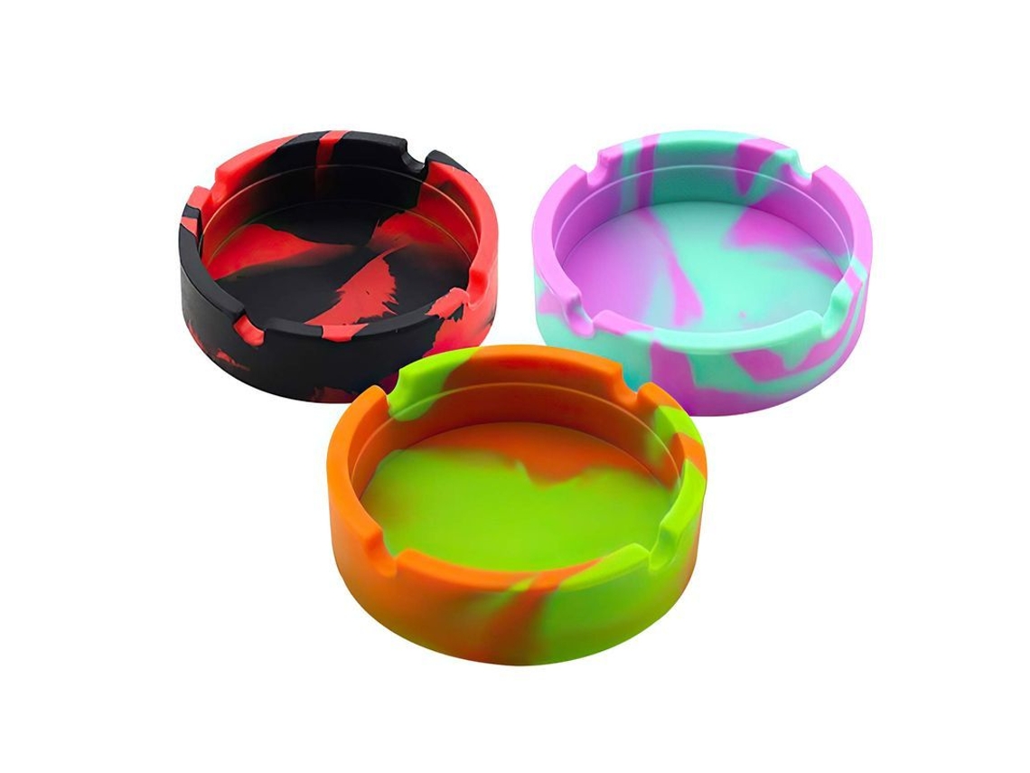 Juego De 3 Boquillas De Silicona Para Cigarrillos, Resistentes Al Calor, Diseño Redondo.