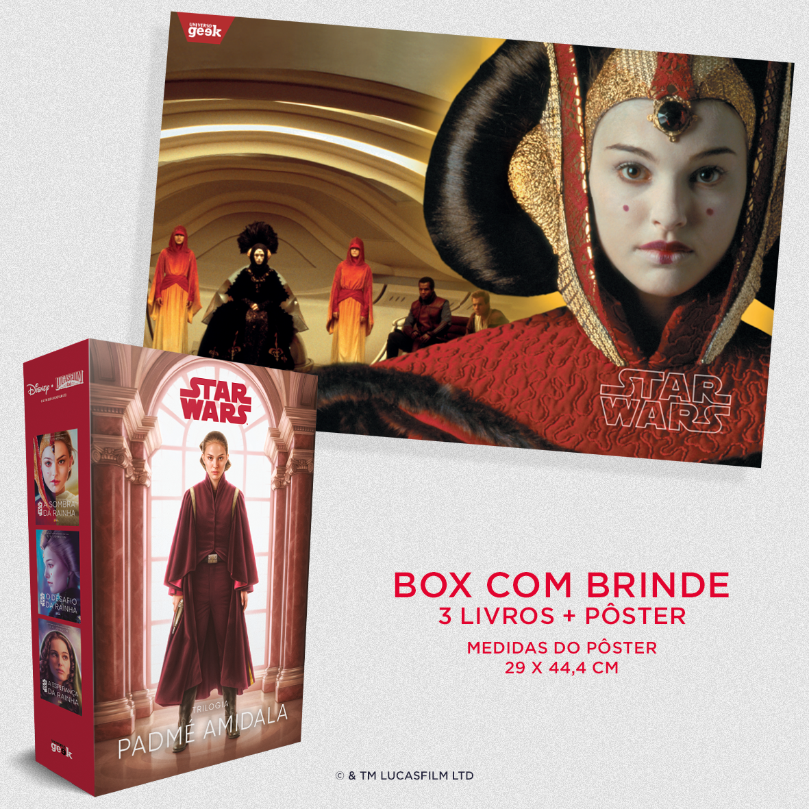 Libro Box Star Wars Trilogia Padmé Amidala De E K Johnston (portugués)
