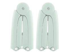 MEOIRUERY Percha Doblez Mini Multifuncional Portátil para Viaje Secadero (Verde 2uds)