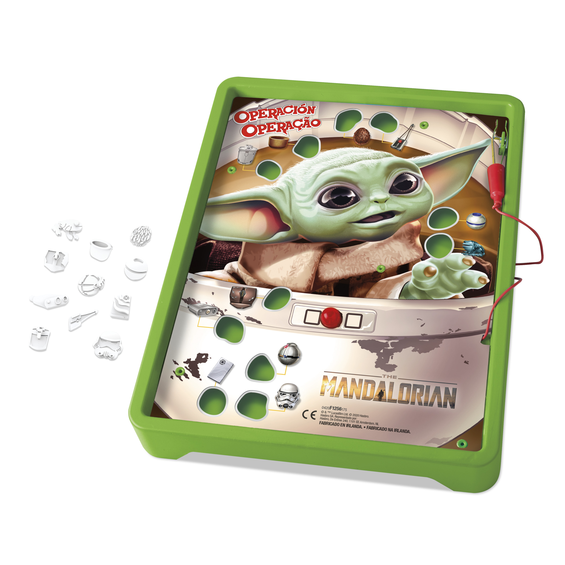 Juego de Mesa HASBRO Operación Juego: Star Wars The Mandalorian Edition Game