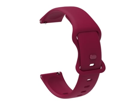 Correa de Silicona cierre de mariposa 20mm para Samsung Galaxy Watch4 Classic 46mm 42mm/Galaxy Watch4 44mm 40mm/Amazfit GTS 2E - vino tinto