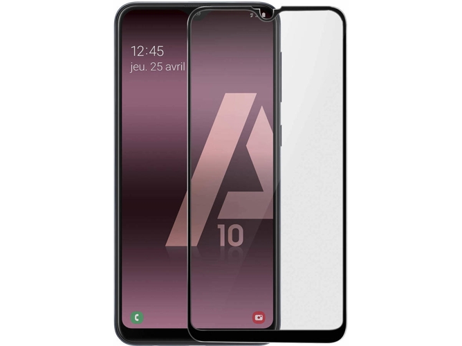 Protector de Cristal Templado Samsung Galaxy A10 AVIZAR 9H Negro