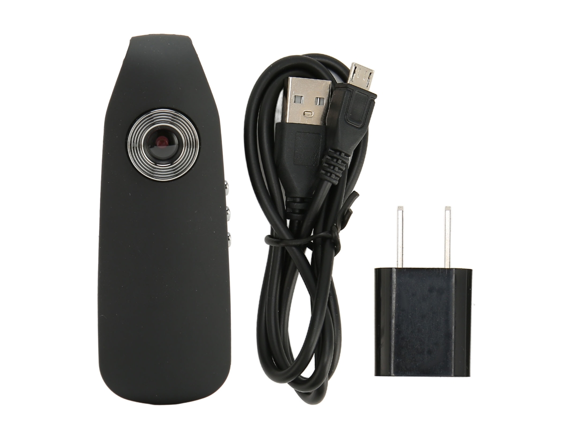 Minicámara Corporal Hd, Grabadora De Vídeo Portátil Recargable Con Grabación En Bucle Para Ciclismo.