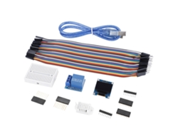 Kit Inicial De Estación Meteorológica Iot Con Módulo De Pantalla Oled, Sensor De T Emperatura Y Humedad