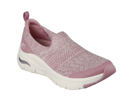 Zapatillas de Mujer SKECHERS Arch Fit Quick Tecido Rosa (40)