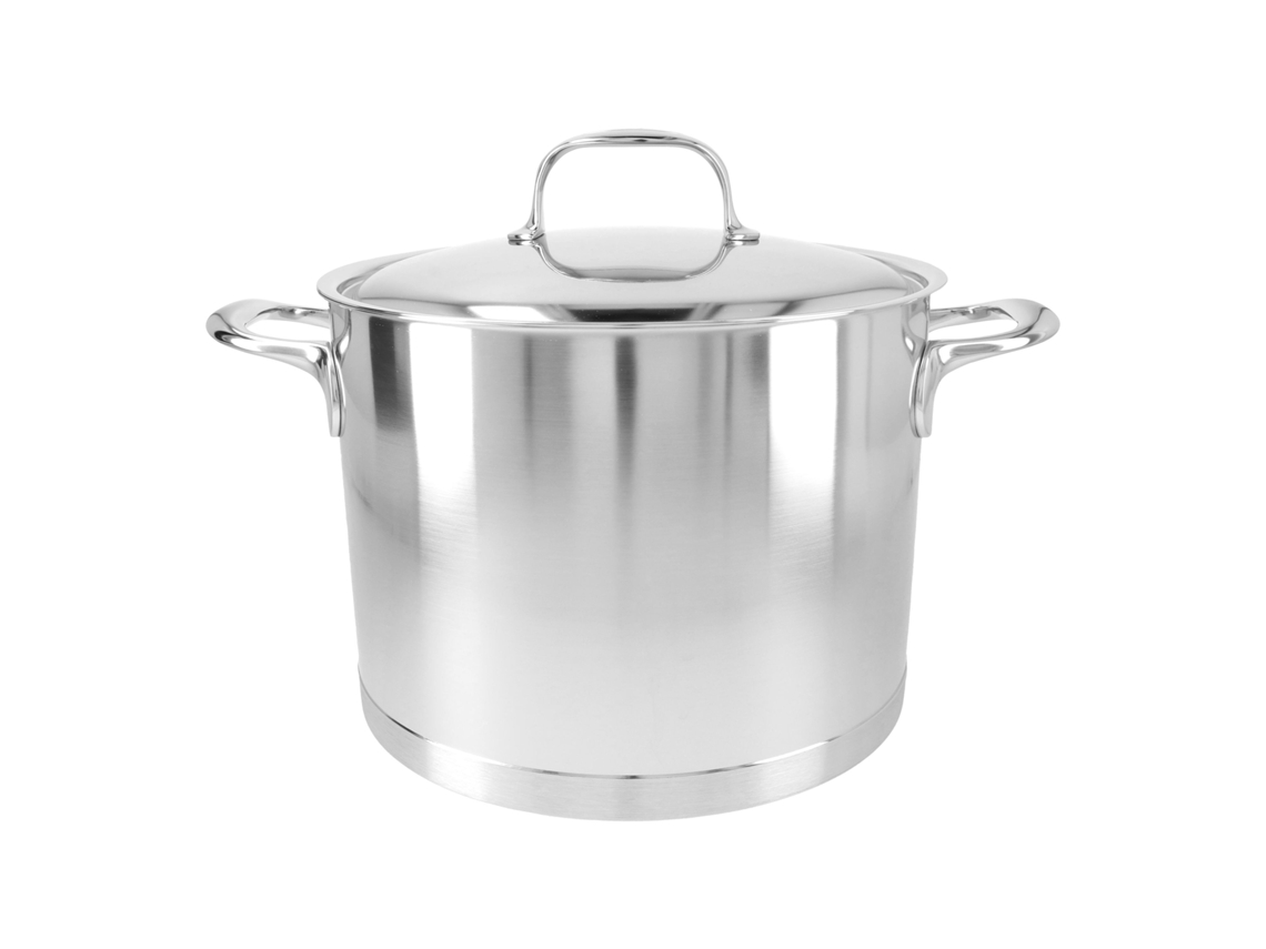 Atlantis 7 Olla alta con tapa 24 cm, 18/10 Acero inoxidable DEMEYERE
