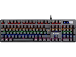 Teclado Gaming NPLAY Conquer 2.0 (Mecánico - Portugués - Negro)