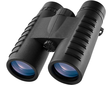 Binoculares para Acampar 10X42 con Correa para el Cuello y Bolsa Telescopio Binoculares HD Gran Angular Profesionales Negro BISBISOUS