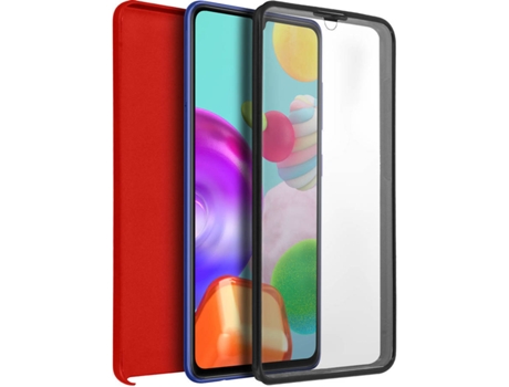 Carcasa Samsung Galaxy A41 AVIZAR Rojo