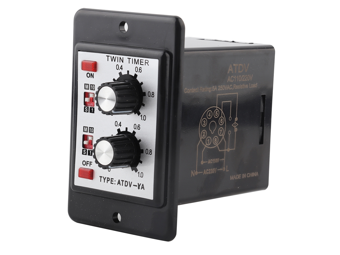Relé Temporizador Con Control Por Pulsador Atdv-ya Ac110v 220v 50/60hz
